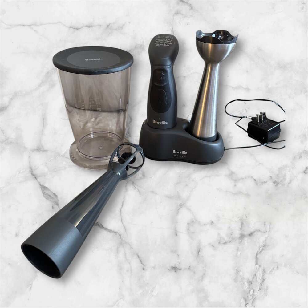 Breville Cordless Immersion Blender incl. Attachments & Charger - Model 8CS600XL